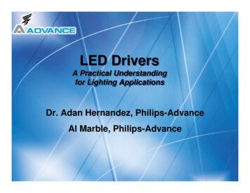 LED Drivers--A Practical Understanding - Lighting Associates