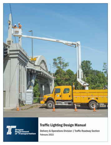 Traffic Lighting Design Manual - Oregon.gov