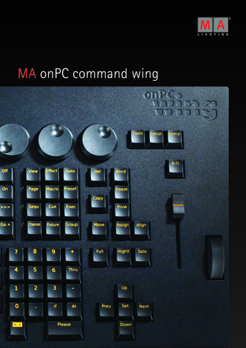 MA OnPC Command Wing - ACT Lighting