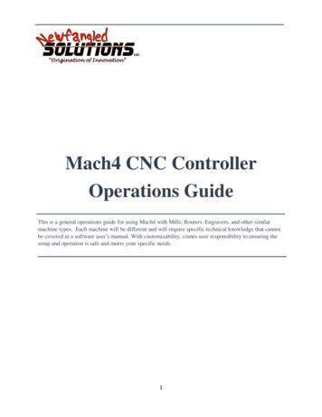 Mach4 CNC Controller Operations Guide