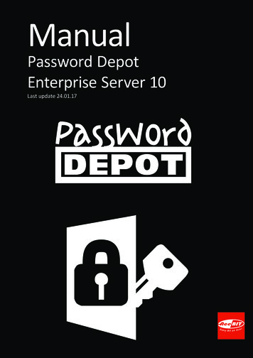 Password Depot Enterprise Server 10