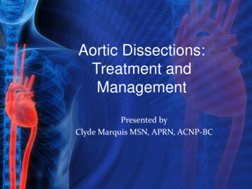 Aortic Dissections: Treatment And Management