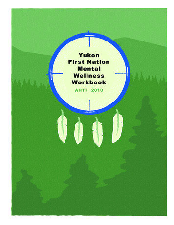 Yukon First Nation Mental Wellness Workbook