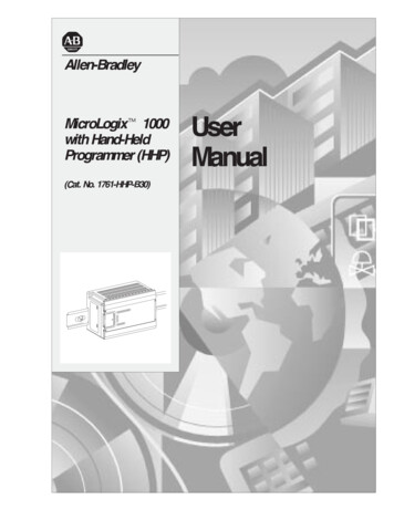 MicroLogix 1000 User Programmer (HHP) Manual - Lehigh University