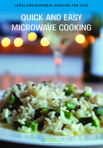 Microwave Cookbook Web - Middlesbrough Environment City