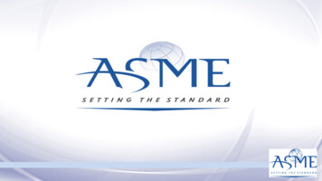 ASME Additive Manufacturing Standards