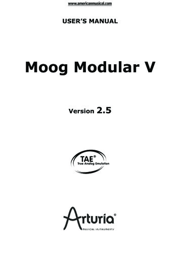 Moog Modular V - American Musical