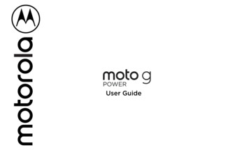 Moto G Power User Guide - Consumer Cellular