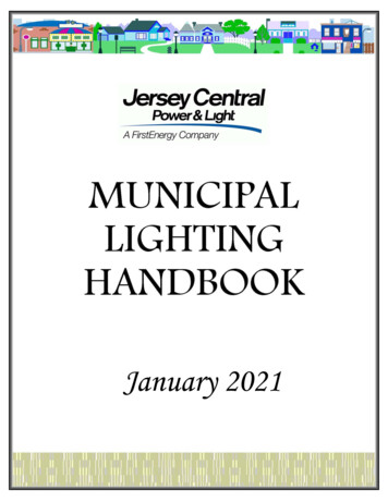 Municipal Lighting Handbook January 2021