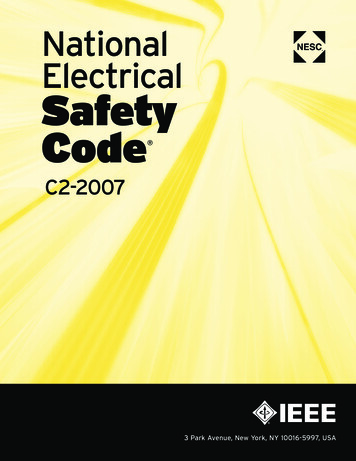 C2-2007 National Electrical Safety Code - Ee Batchzero-otcho