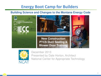 Energy Boot Camp For Builders