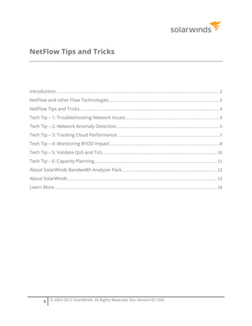 NetFlow Tips And Tricks