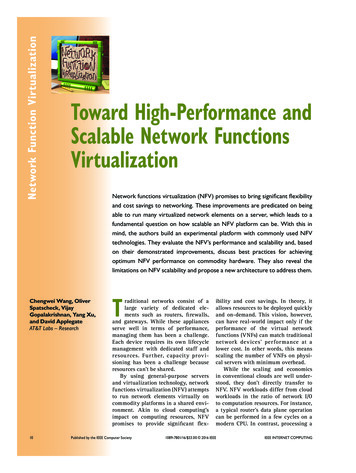 Toward High-Performance And Scalable Network Functions Virtualization