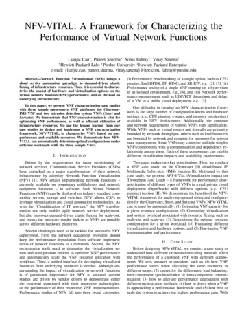 NFV-VITAL: A Framework For Characterizing The Performance Of Virtual .