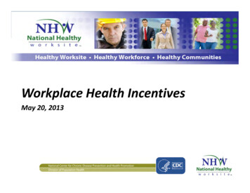 NHWP Workplace Health Incentives