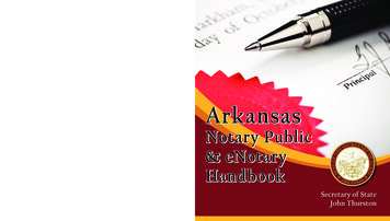 Secretary Of State Arkansas J T Notary Public Business And .