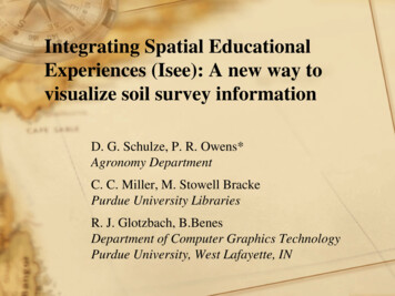 Integrating Spatial Educational Experiences (Isee): A New .