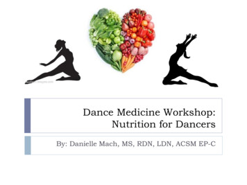 Nutrition For Dancers - Northwestern University