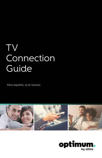 TV Connection Guide - Optimum