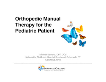 Orthopedic Manual Therapy For The Pediatric Patient