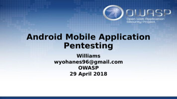 Android Mobile Application Pentesting - OWASP