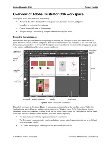 Overview Of Adobe Illustrator CS6 Workspace