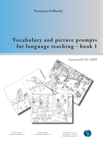 Vocabulary And Picture Prompts For Language Teaching - 