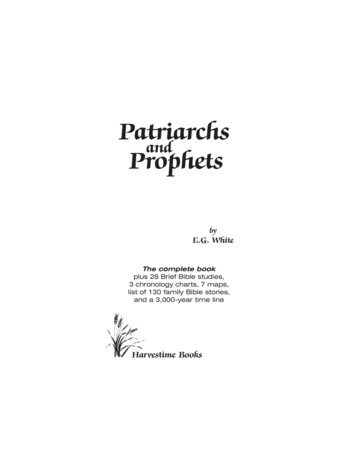 Patriarchs Prophets - EllenWhiteDefend