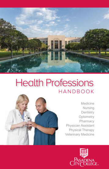 Health Professions - Pasadena City College