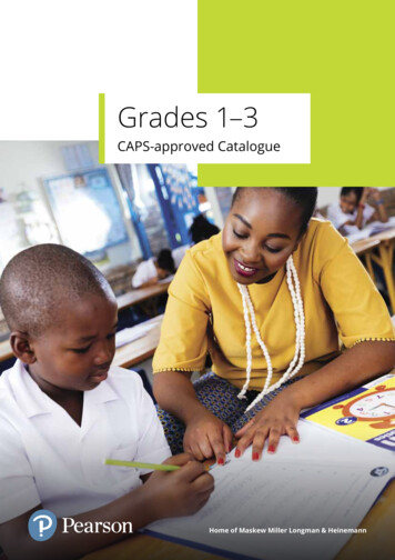 Grades 1–3 - Pearson