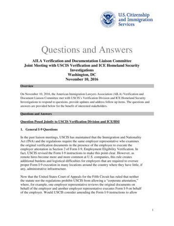 Questions And Answers - USCIS