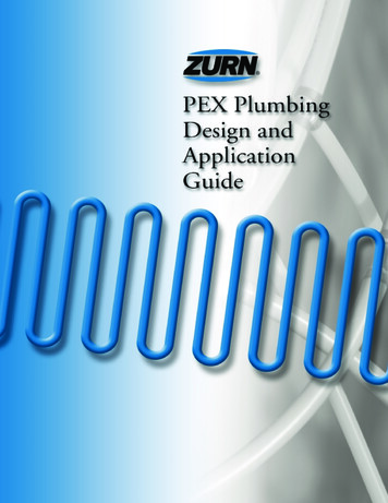 Zurn PEX Plumbing Design And Application Guide