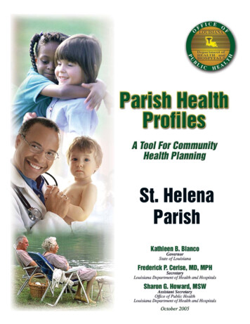 St. Helena Parish - Louisiana Department Of Health