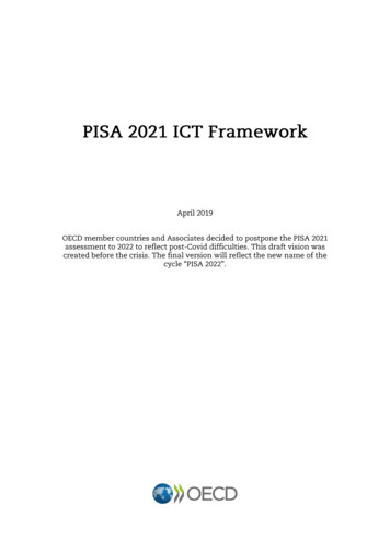 PISA 2021 ICT Framework - OECD 