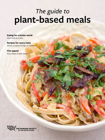 The Guide To Plant-based Meals