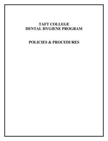 Taft College Dental Hygiene Program