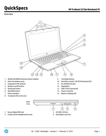 HP ProBook 5310m Notebook PC - Dustinimages.azureedge 