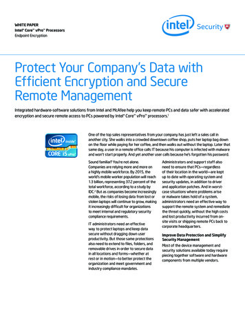 Protect Your Company's Data With Efficient Encryption And Secure Remote .