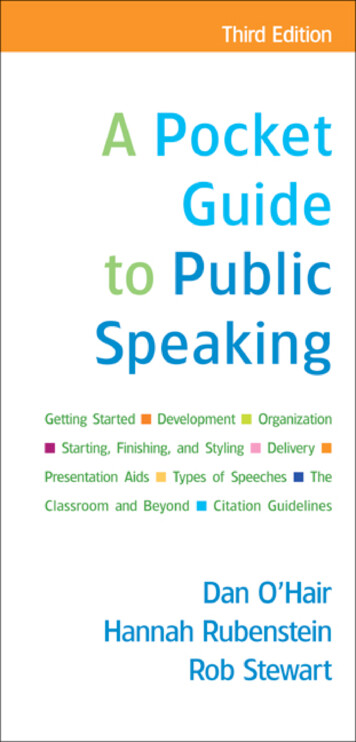 Public Speaking - PSRU
