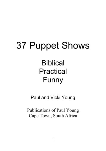 37 Puppet Shows - Drawingotherstochrist