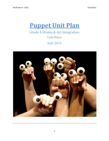 Puppet Unit Plan - Weebly
