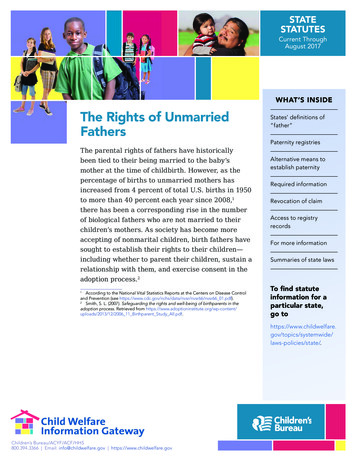 The Rights Of Unmarried Fathers - Child Welfare