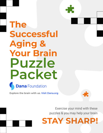 Successful Aging Puzzle Packet - Dana Foundation