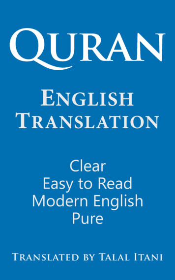 Clear Easy To Read Modern English Pure