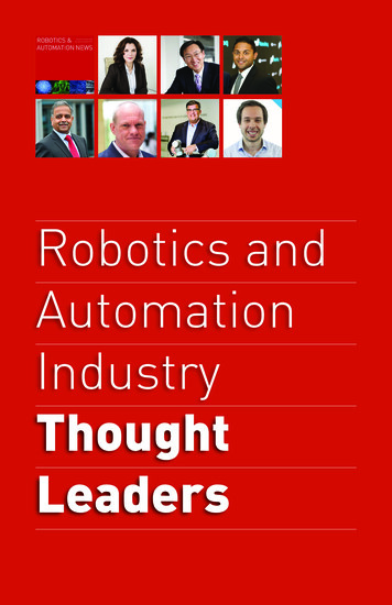 Robotics And Automation Industry