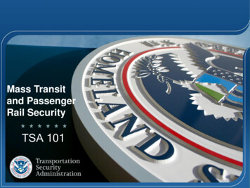 Rail Security What You Need To Know TSA