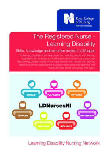 The Registered Nurse - Learning Disability - Royal College Of Nursing