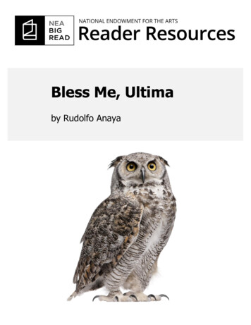 Bless Me, Ultima - National Endowment For The Arts