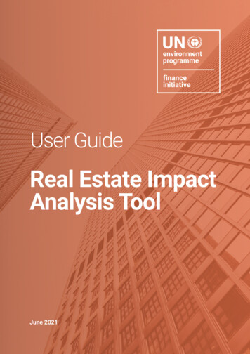 Real Estate Impact Analysis Tool