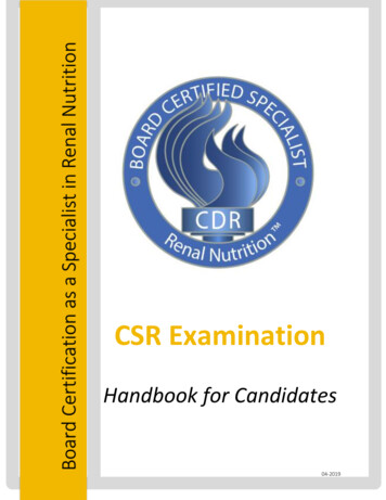 CSR Examination